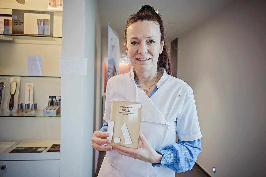 De Julliette armand gold award voor België werd uitgereikt aan schoonheidsatelier Lanys